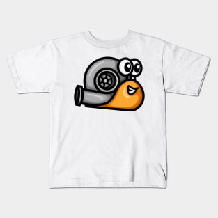 Turbo Snail Version 1 - Orange Kids T-Shirt